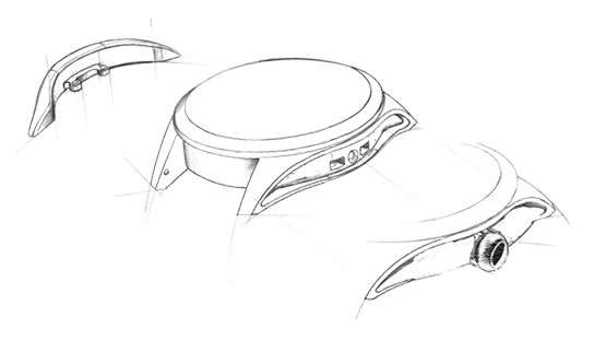 表殼設計圖-歐米茄維修服務中心